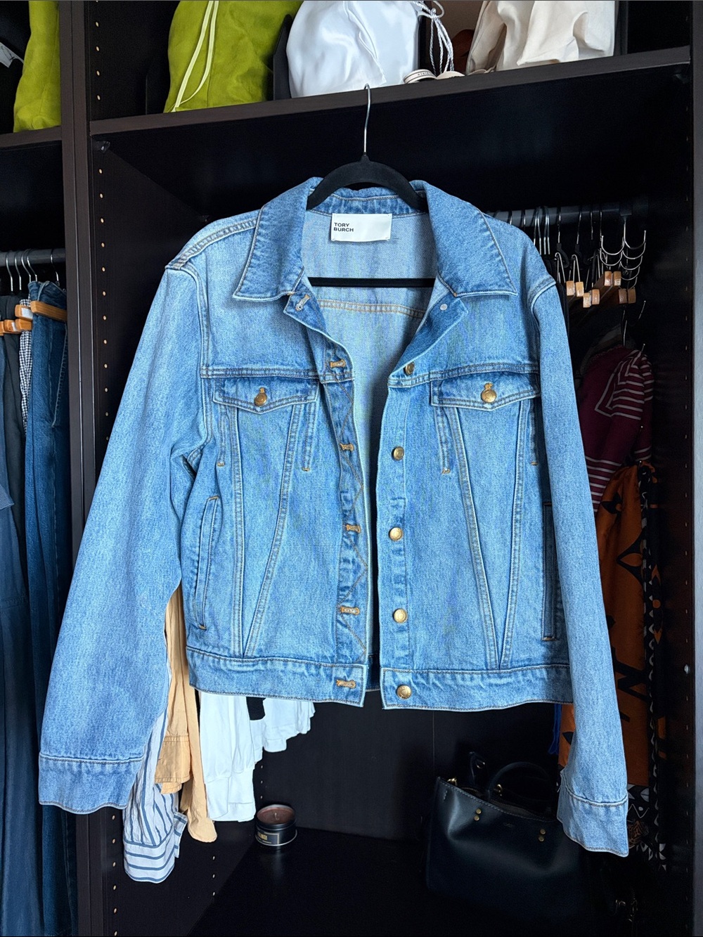 Tory Burch Denim Jacket- Medium Wash